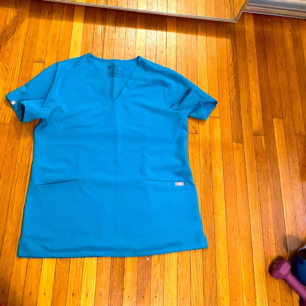 Figs scrub SET GREEN/blue